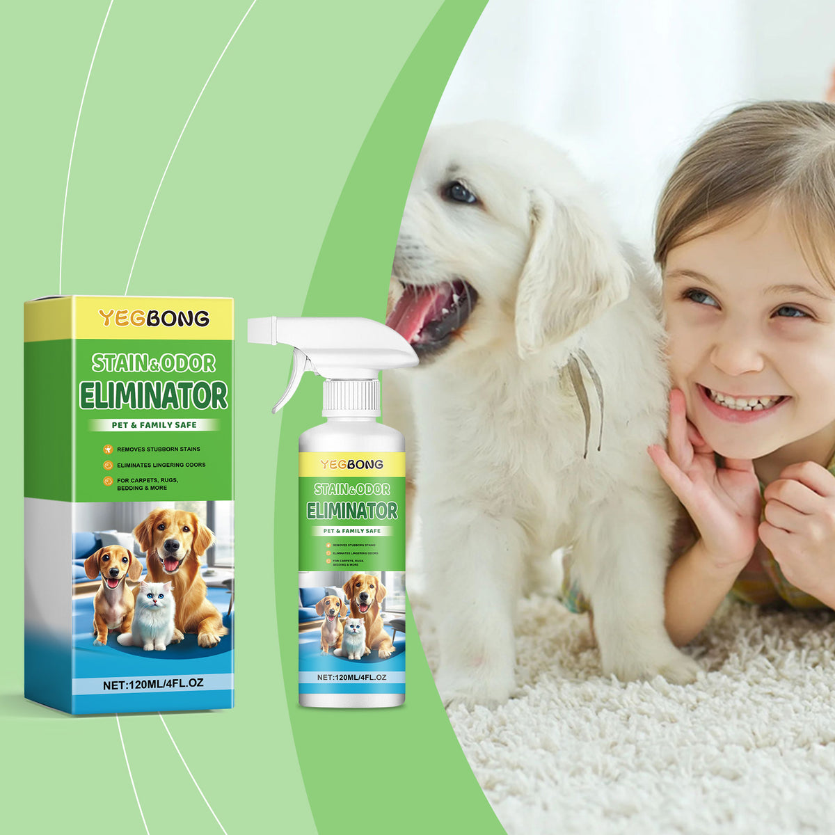 Vetsuno StainAway™ Pet Stain & Odor Remover