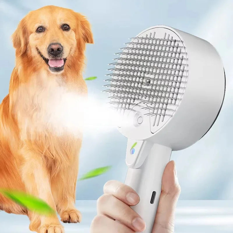 Vetsuno SteamBrush grooming brush detail