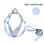 Pet Chest Strap New Macaron Fresh Summer Vest-Style Dog Leash Pet Supplies