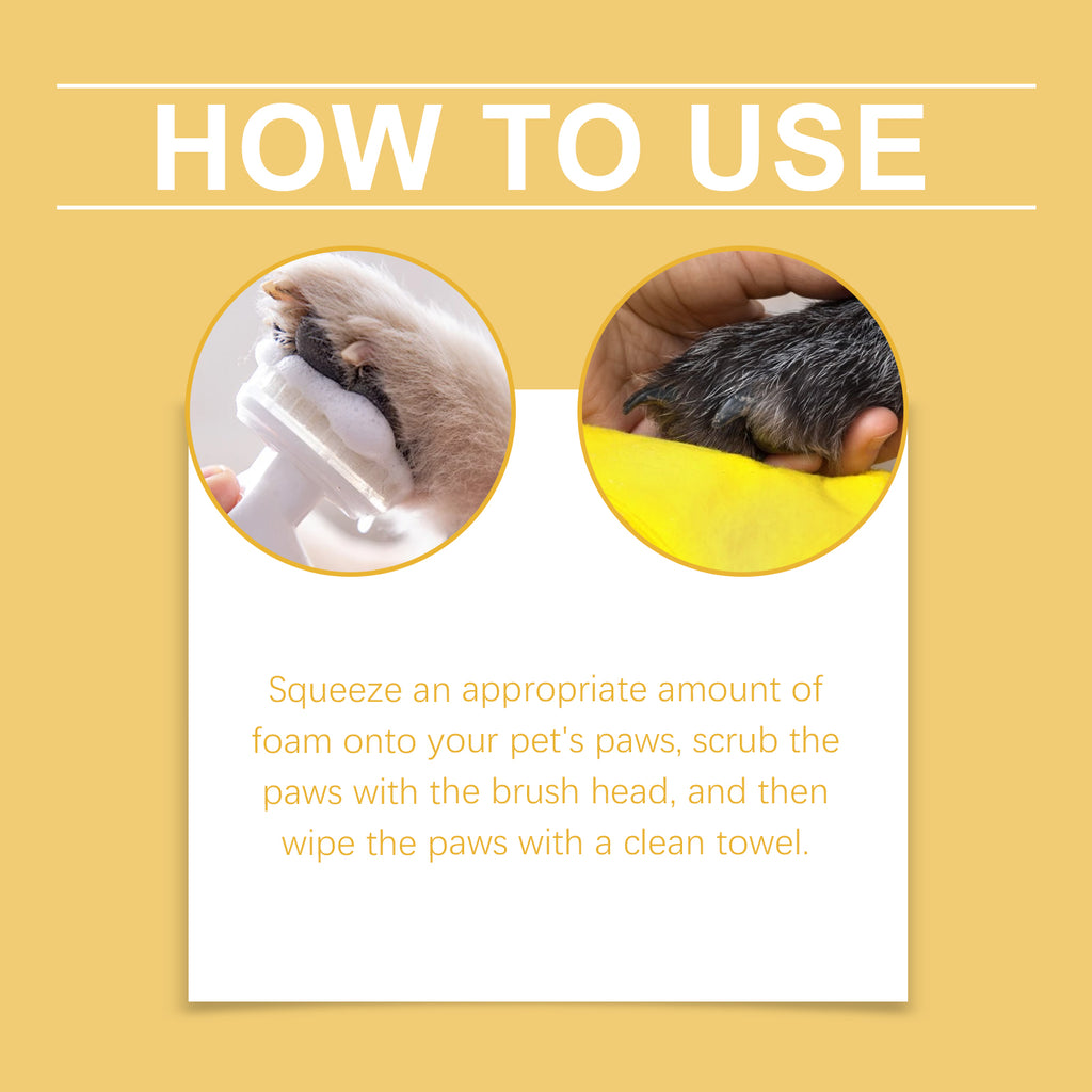 Vetsuno SoftPaws™ Mousse nettoyante pour pattes