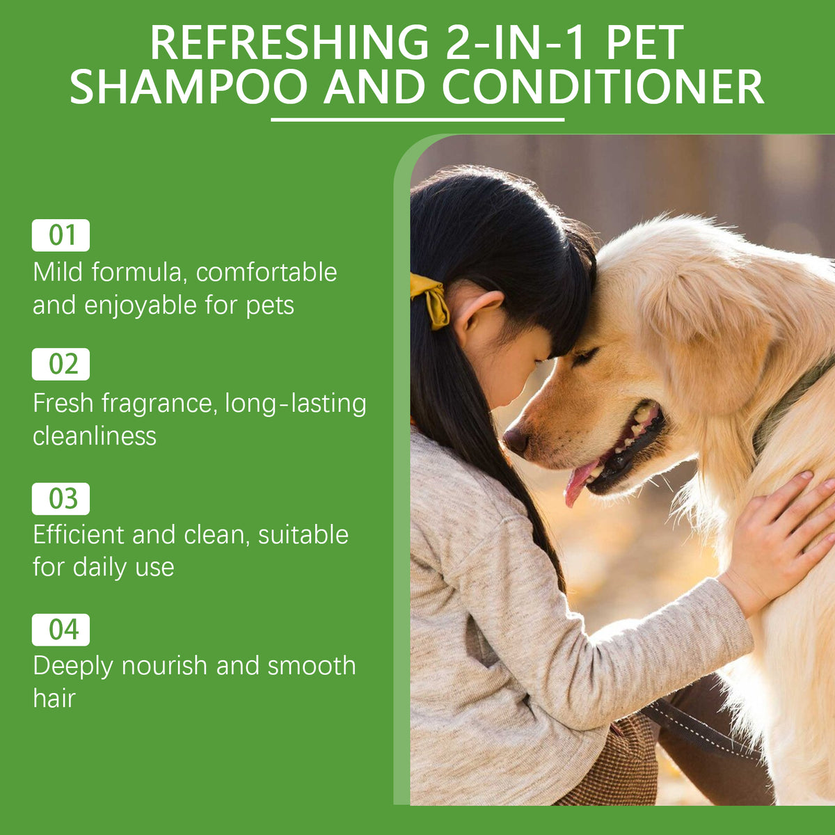 Vetsuno FreshBath™ Gel lavant 2-en-1