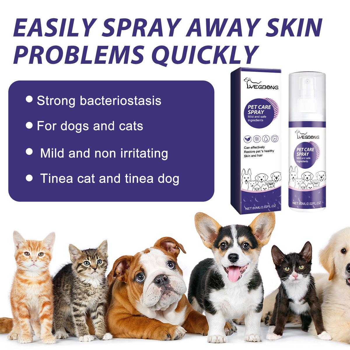 Vetsuno SkinCare™ Pet Wound & Itch Spray