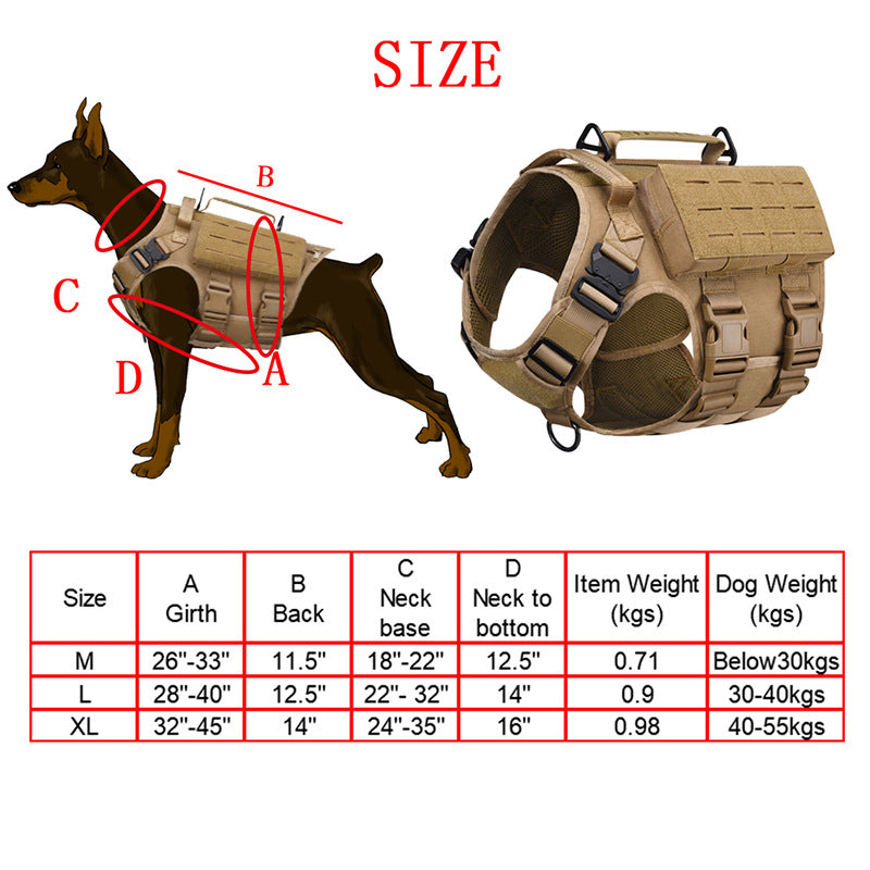 Vetsuno TrailGuard™ Gilet tactique pour chien