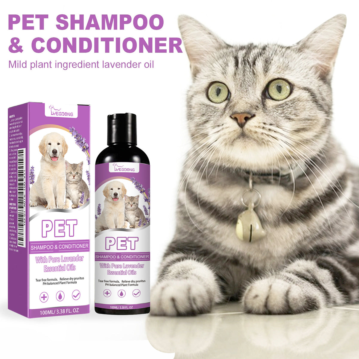 Vetsuno SilkCoat™ Shampooing pour animaux