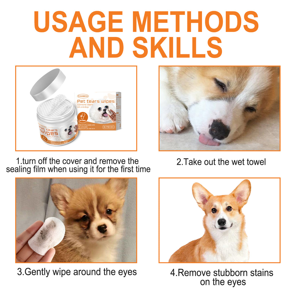 Vetsuno TearFree™ Eye Wipes