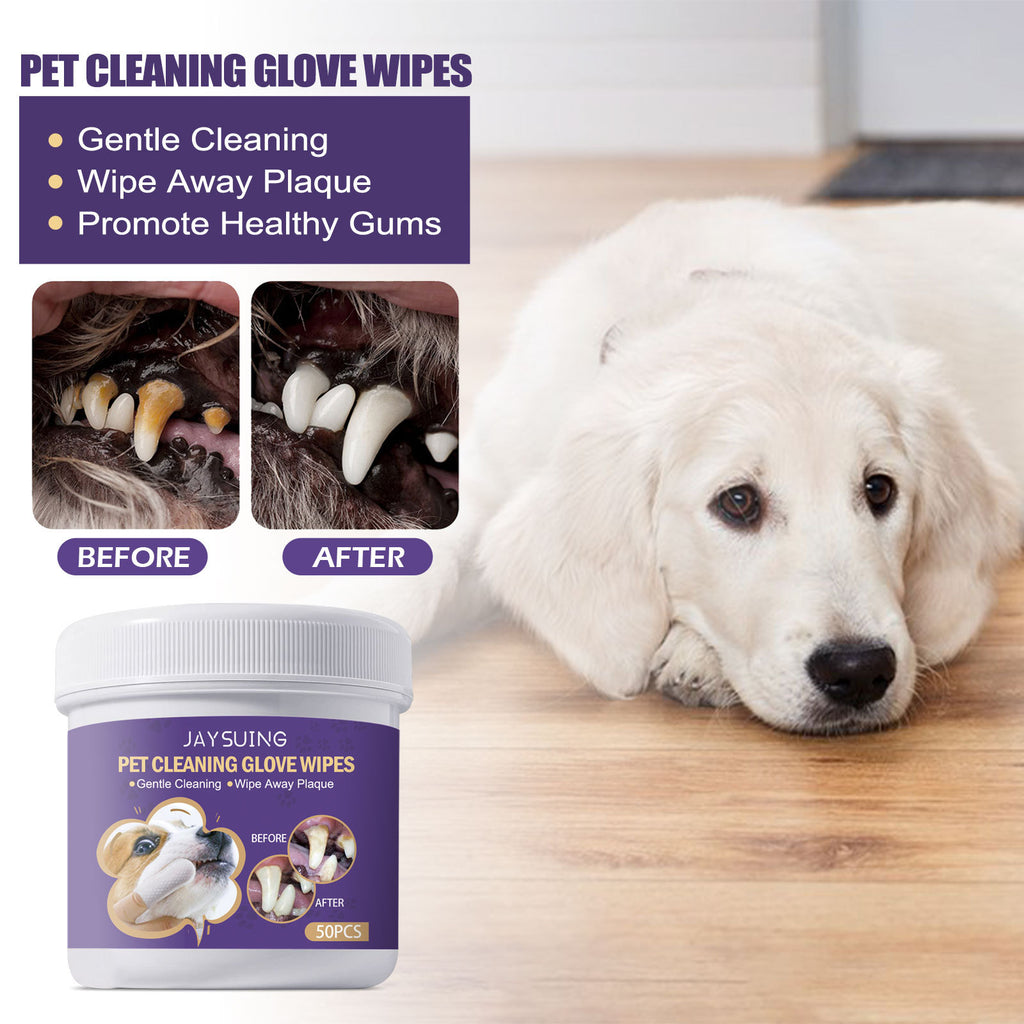 Vetsuno CleanPaws™ Lingettes dentaires