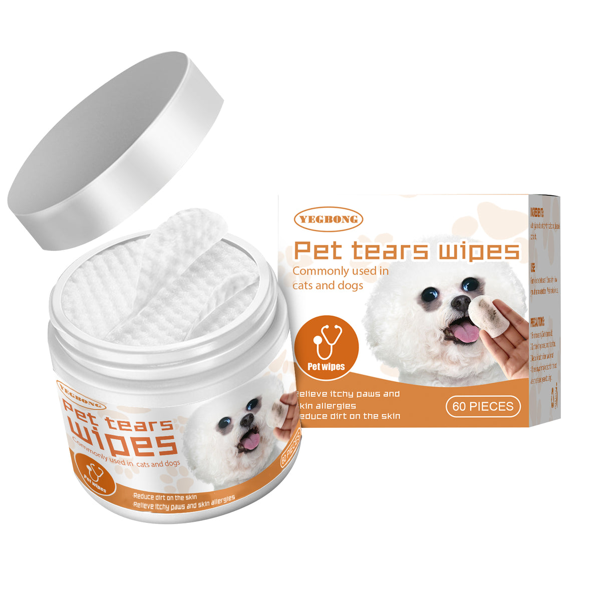 Vetsuno TearFree™ Eye Wipes