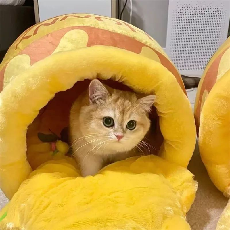 Vetsuno Snug Winter Pet Den Couchage cocon pour chat