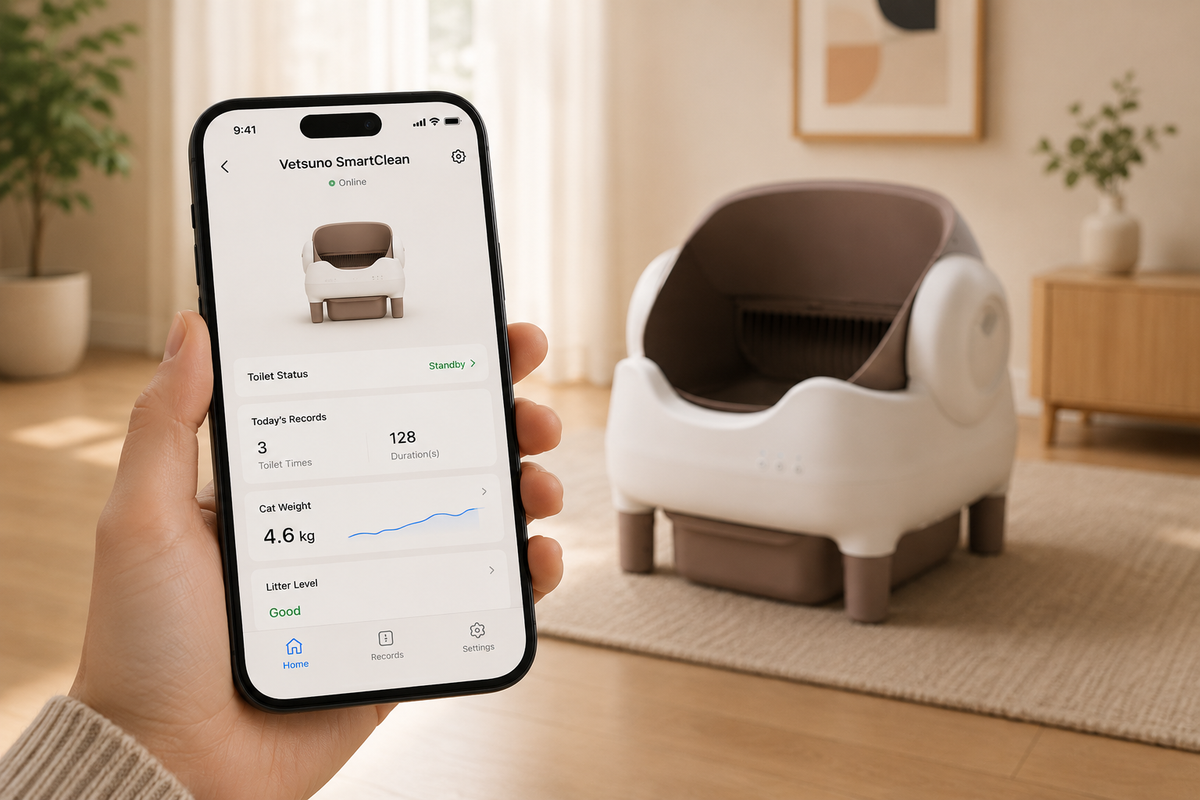 Vetsuno SmartClean Pro automatic litter box product view