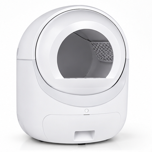 Vetsuno SmartClean Elite self-cleaning litter box on a clean white background