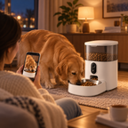 Vetsuno SmartFeeder Vision remote pet monitoring with camera and smartphone