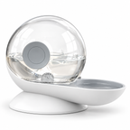 Vetsuno SmartFlow 2.8L gravity water dispenser in gray on a white background